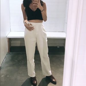 Brandy Melville White Amelia Pants